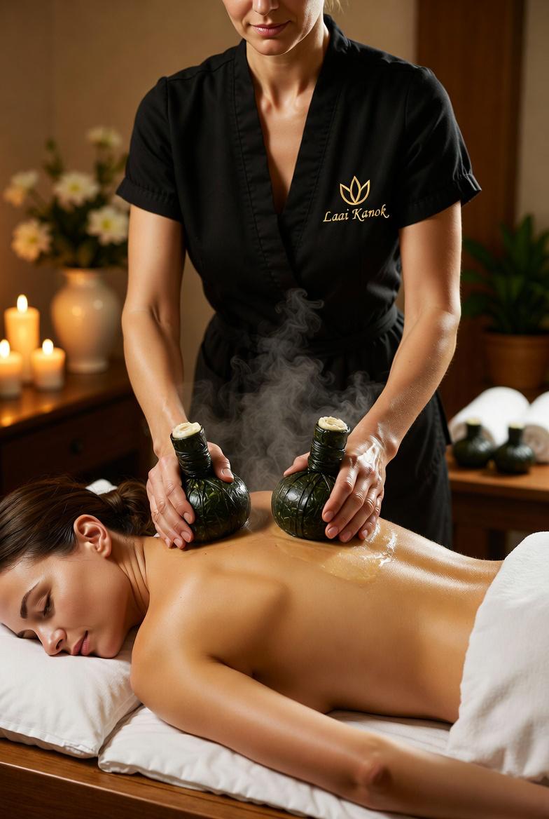 Kräuterstempel-Massage